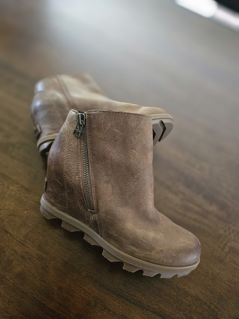 EUC Women's Sorel Women's Joan of Arctic Wedge II Zip Boots